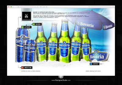 beverages website design