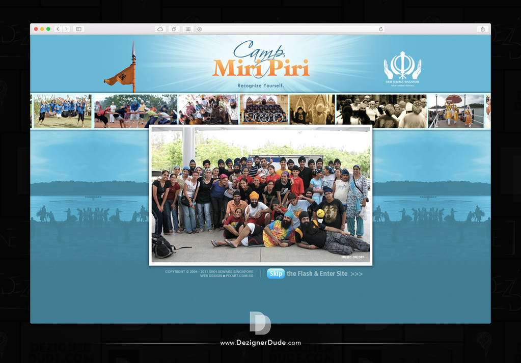 Camp Miri Piri Web Design