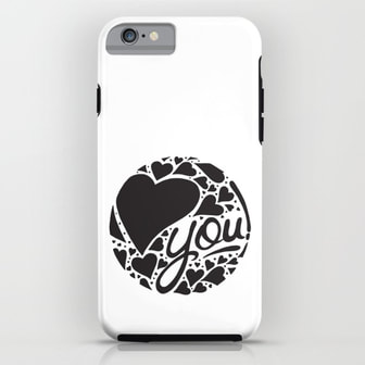 Love You iPhone Case by DezignerDude