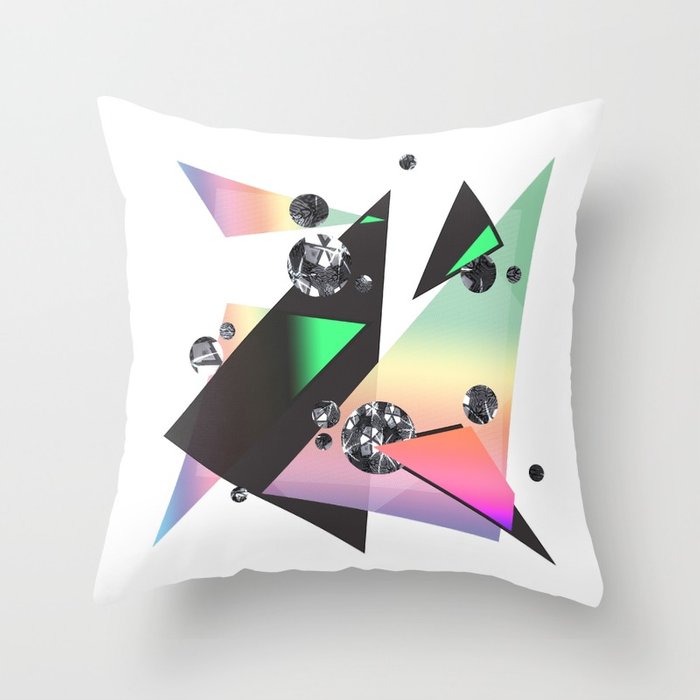 Multicolor Orgasm Throw Pillow by DezignerDude
