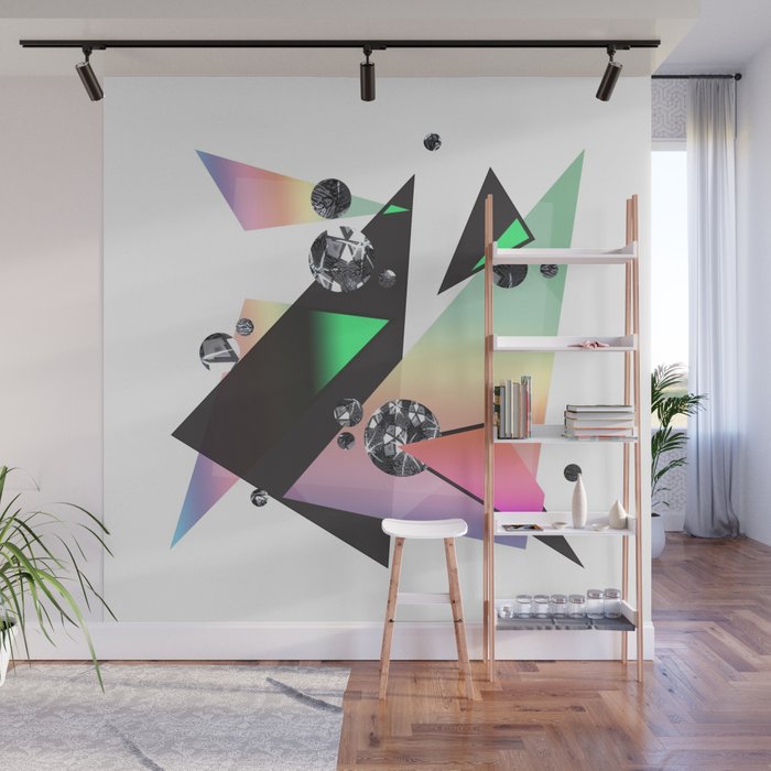 Wall Mural of Multicolor Orgasm Abstract Digital Art by DezignerDude
