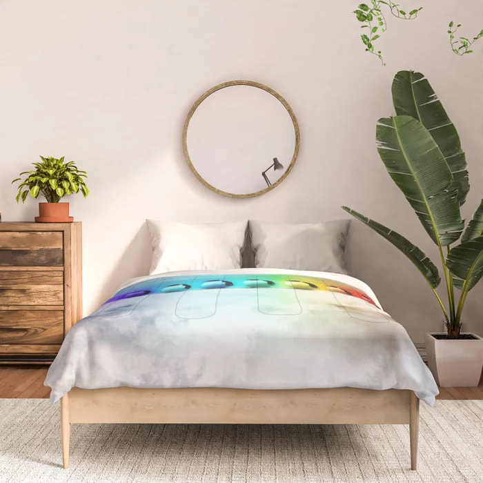 Rainbow Penguins Comforters by Dezigner Dude 2021