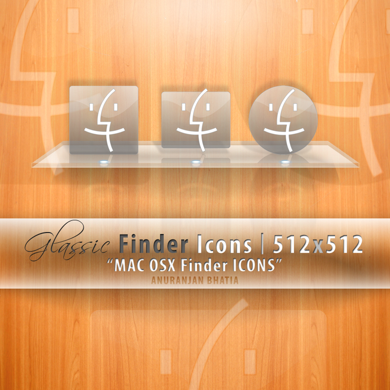 Glassic Finder Icon for Mac by DezignerDude.com