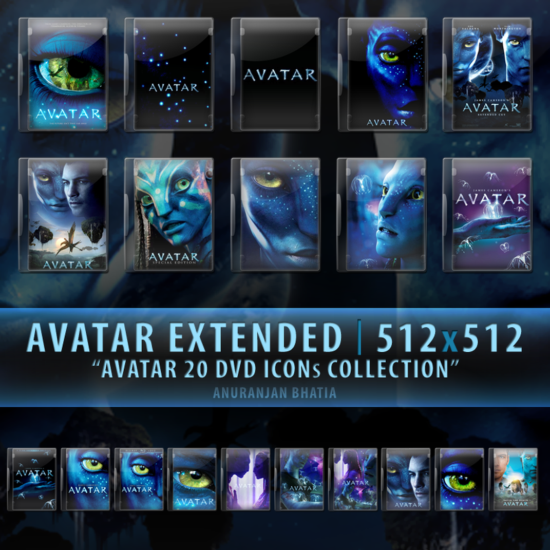 Avatar Movie DVD icons
