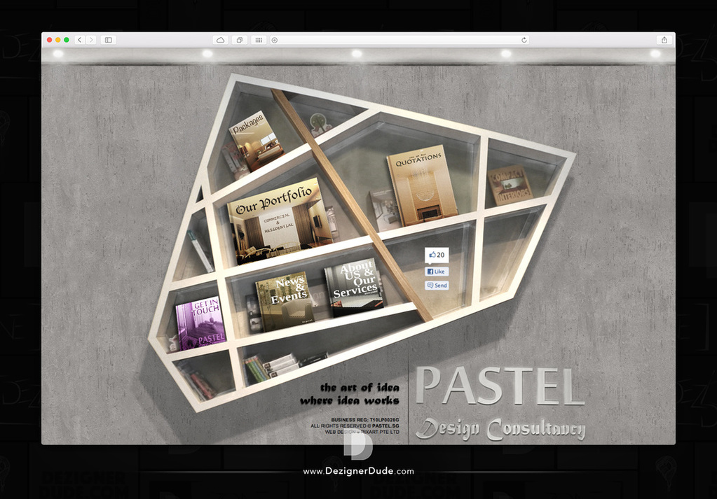 Pastel Design Consultancy Web Design