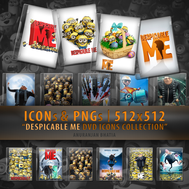 Despicable Me DVD Icons