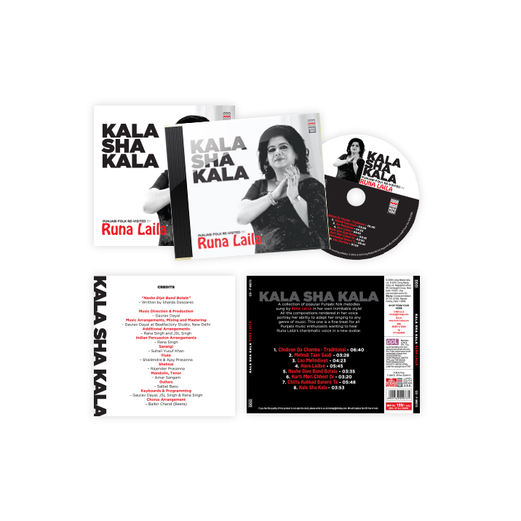 Kala Sha Kala Runa Laila Album Cover Design