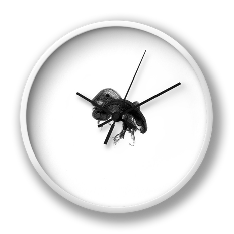 Black Jelly Clock by DezignerDude