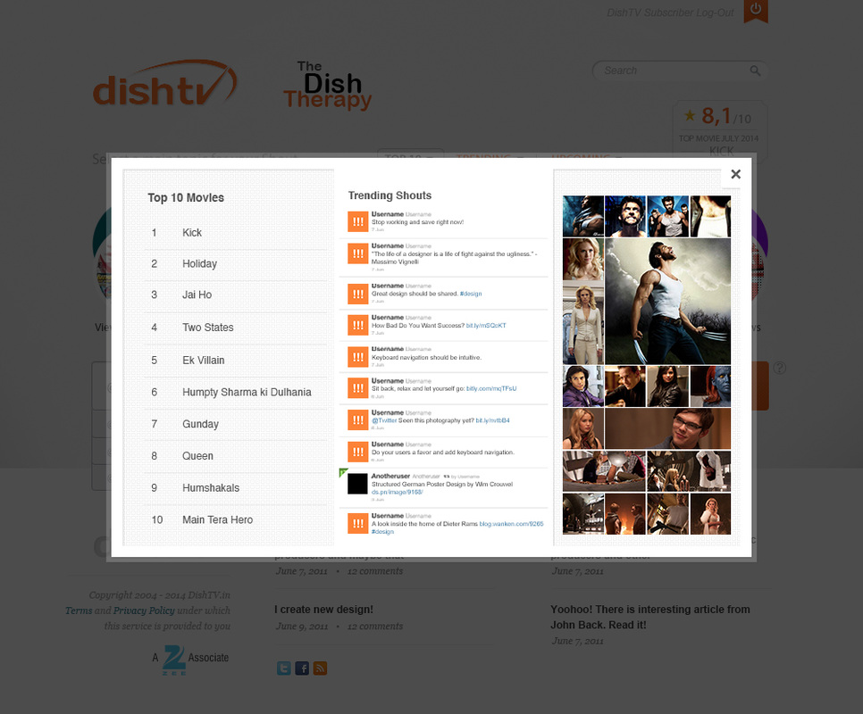 The Dish Therapy Concept for dishTV