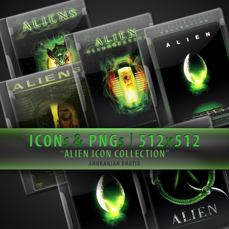 Alien Movie Collection DVD Icons