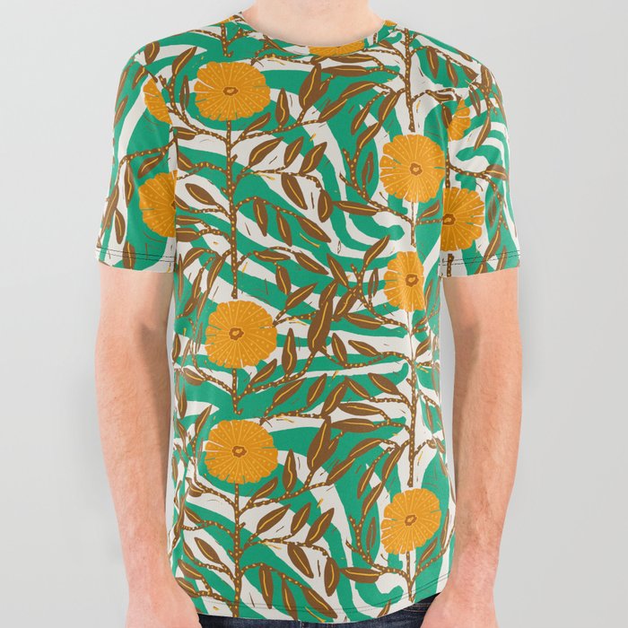 MARIGOLD All Over Graphic Tee by holli zollinger 