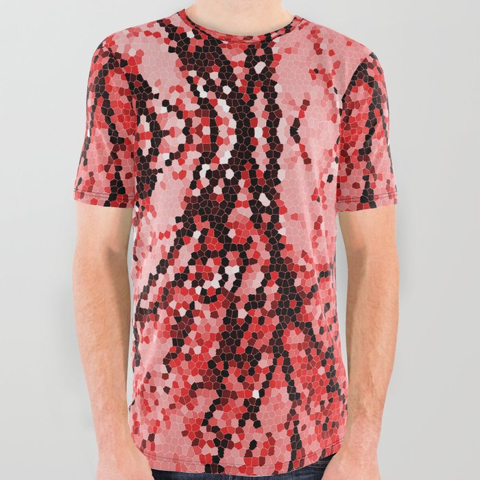 Red Knox all over print t-shirt