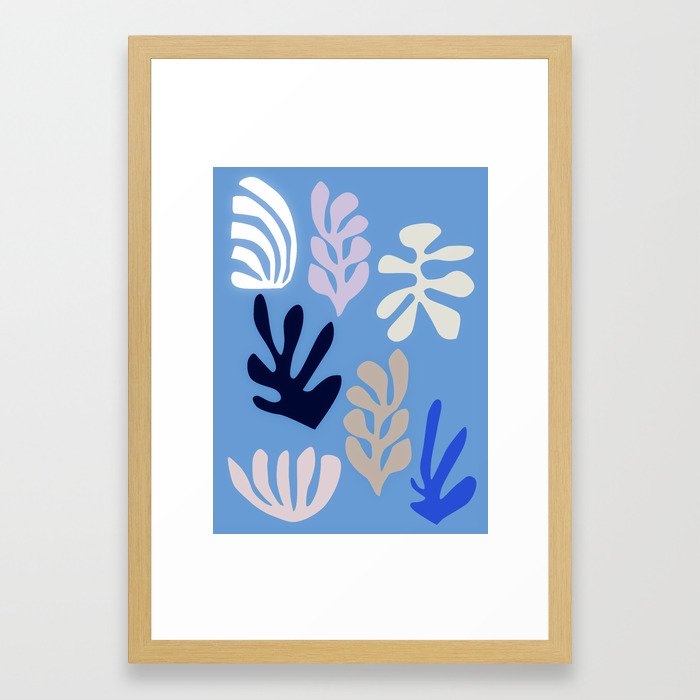 Seagrass 2 - oceanic Framed Art Print by Gale Switzer